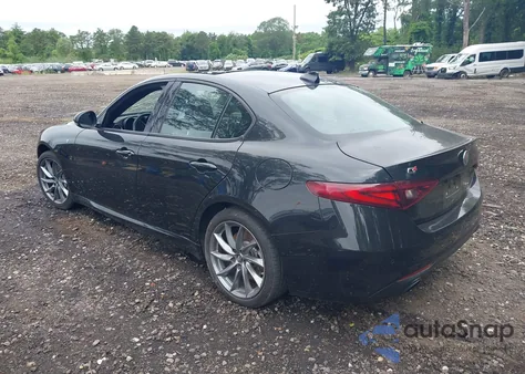 2022 Alfa Romeo Giulia Ti Awd из США, поврежденный, VIN ZARFANBN6N7655152